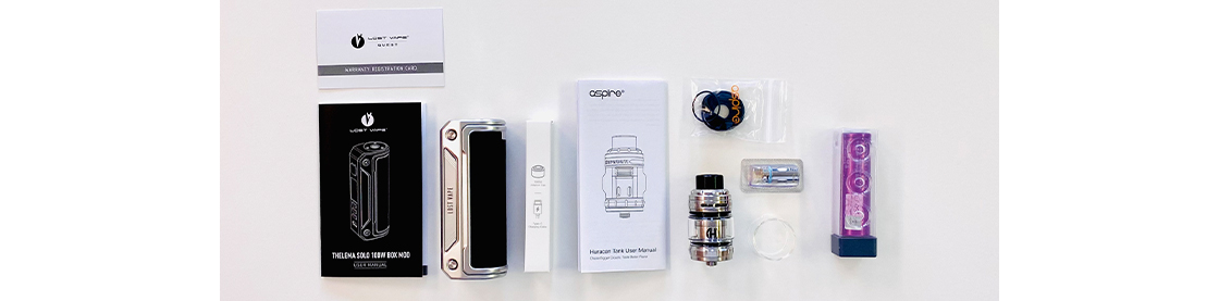 Kit content Aspire Lost Vape Efest
